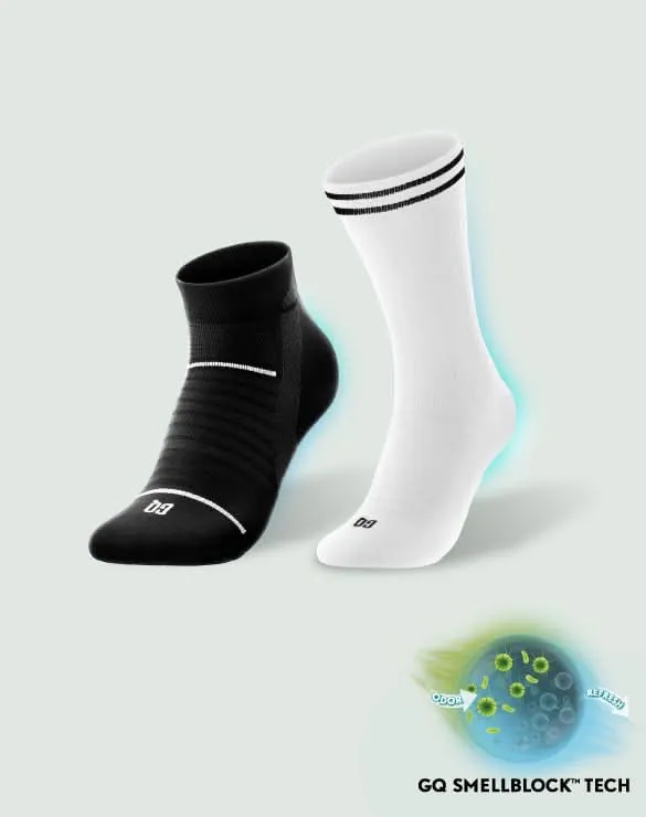 แพ็กทดลอง 2 คู่ SMELLBLOCK™ Sport Day ถุงเท้าบล็อกกลิ่น เซต B