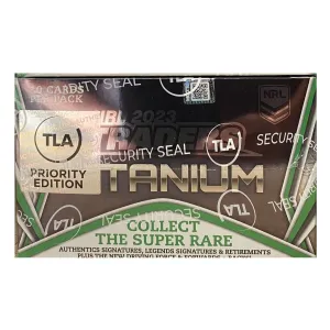 2023 NRL Rugby League Trading Cards PRIORITY Titanium Box