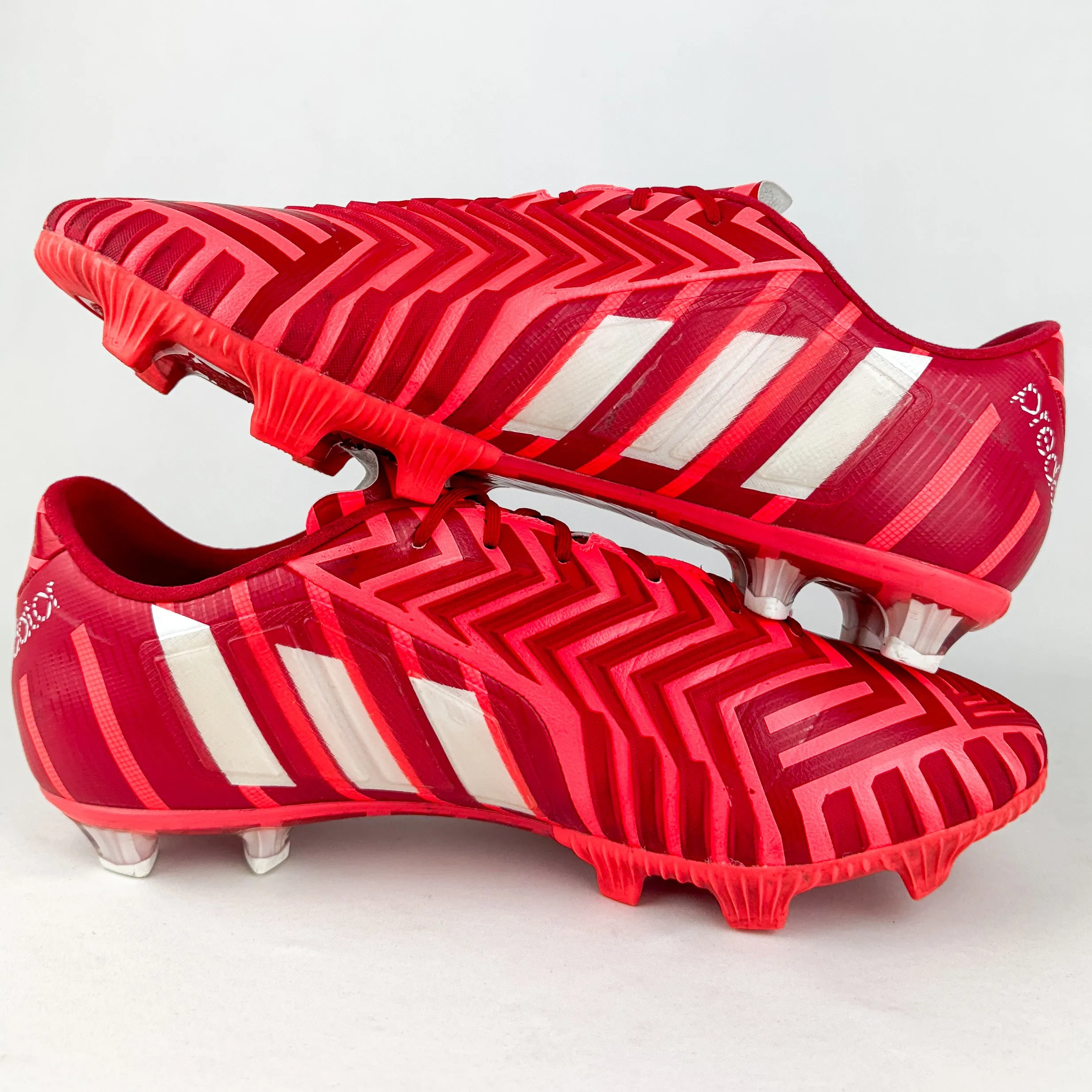 Adidas Predator Instinct FG - Bold Red/White/Flash Red *Pre-Owned*