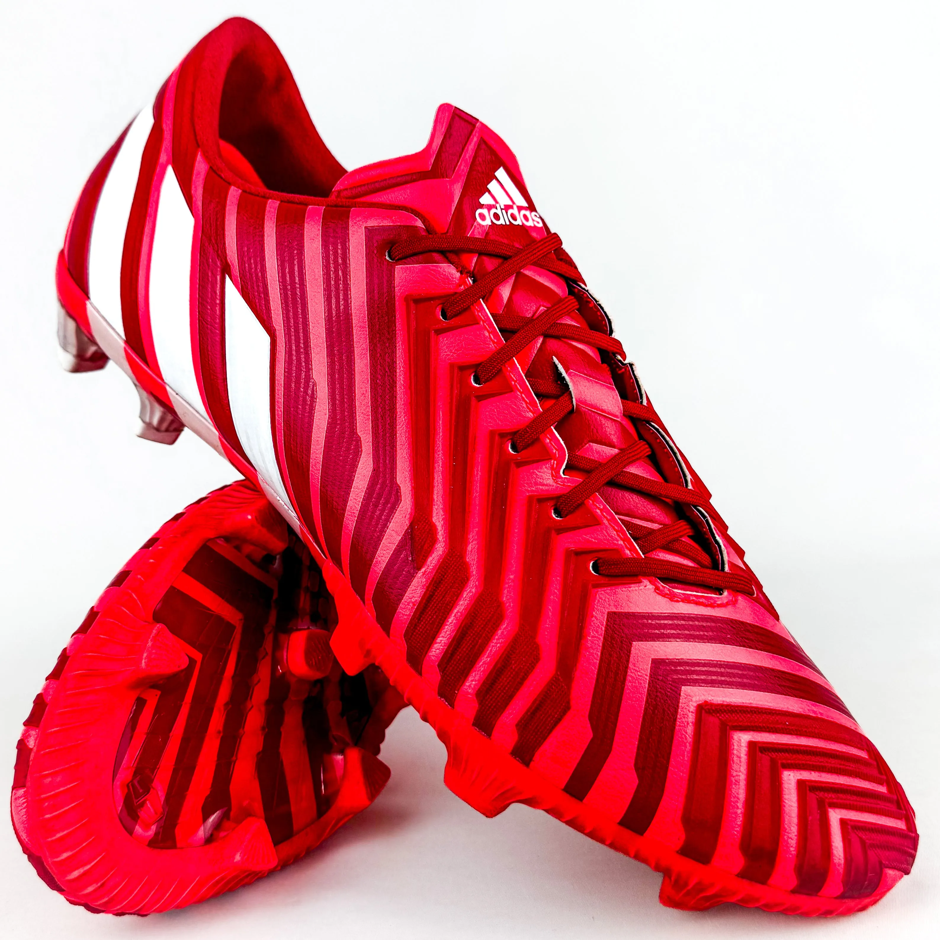 Adidas Predator Instinct FG - Bold Red/White/Flash Red *Pre-Owned*