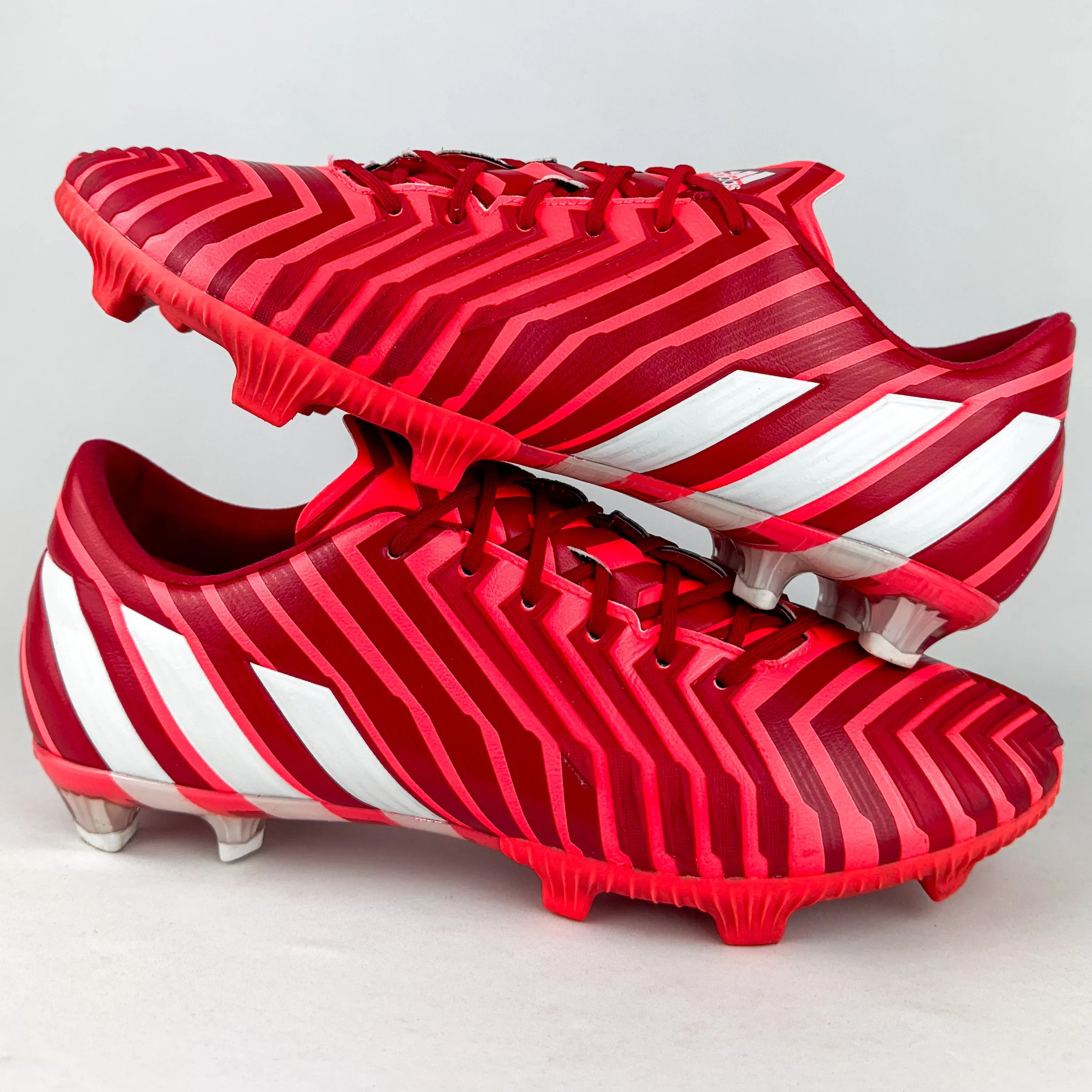 Adidas Predator Instinct FG - Bold Red/White/Flash Red *Pre-Owned*