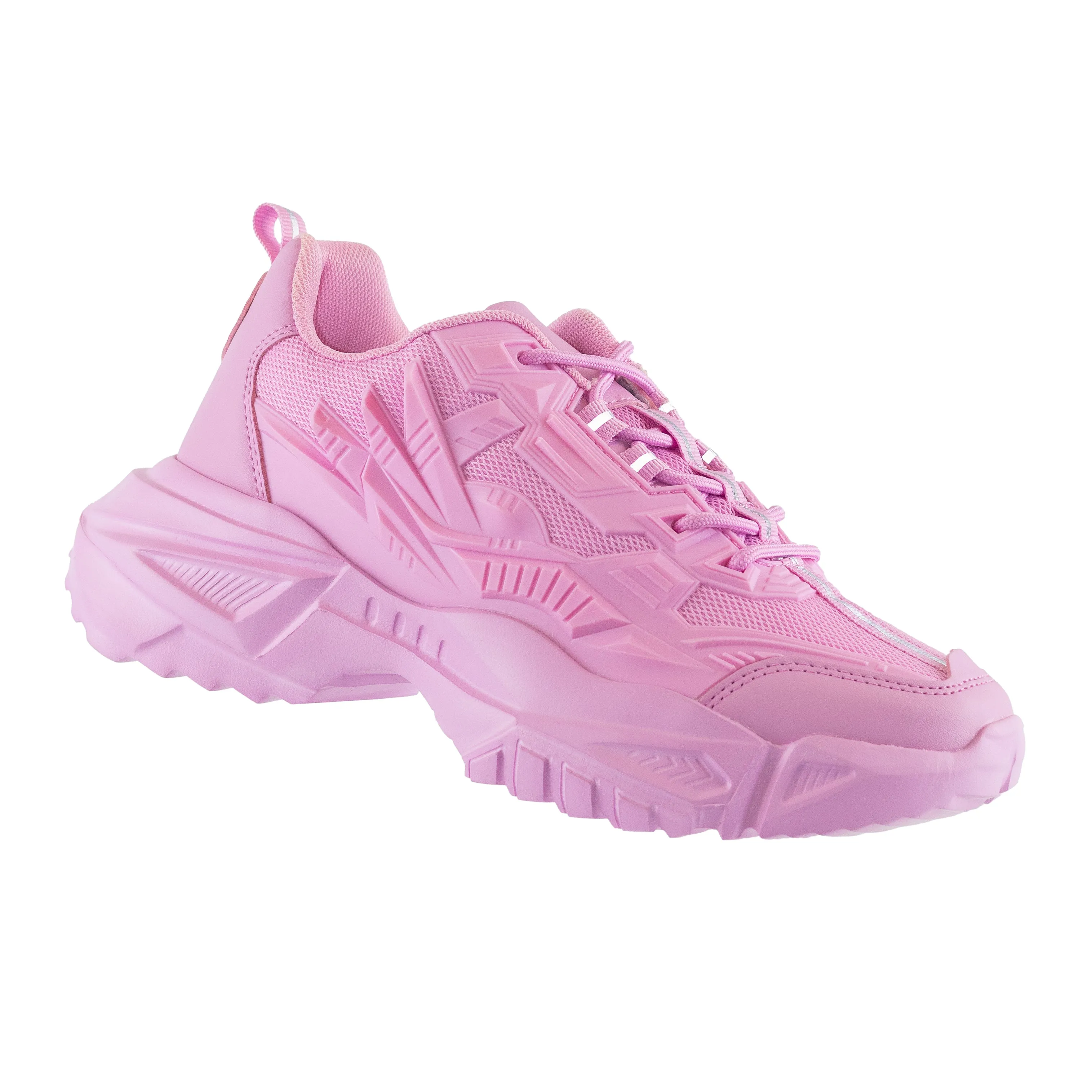 Ayanami - Wide Fit Women's Lace-Up Chunky Sneakers, Comfortable Platform Shoes, Trendy Footwear, Everyday Stylish Sneakers, Urban Style, Breathable