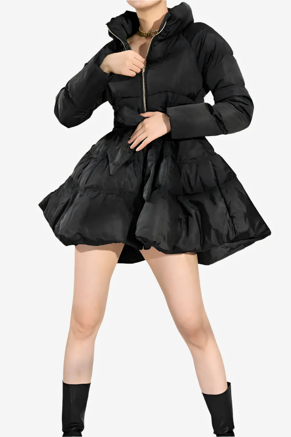 Black Cascade Parka