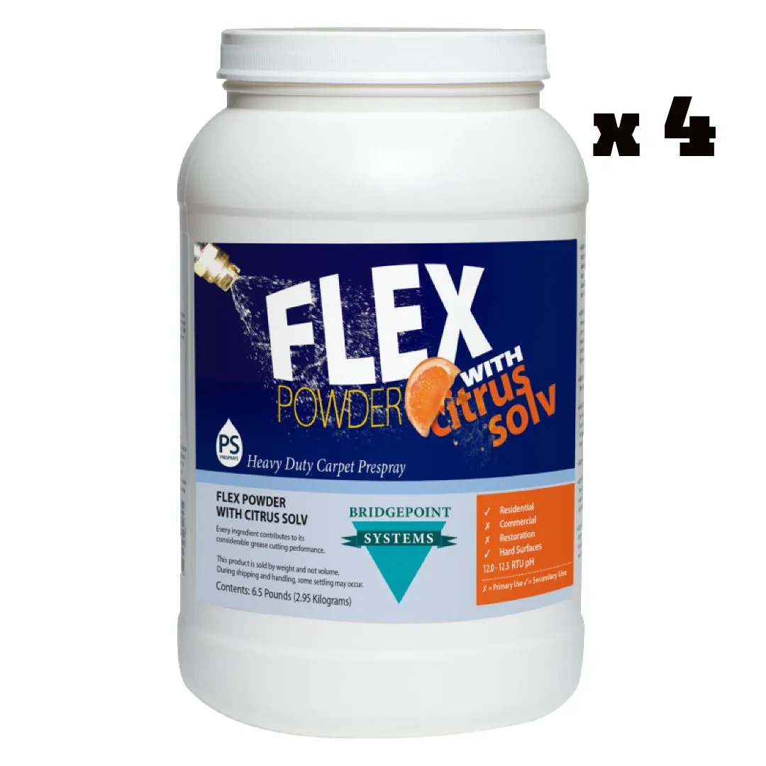 Bridgepoint Systems Carpet Cleaning Prespray Flex Powder W/Citrus Solv