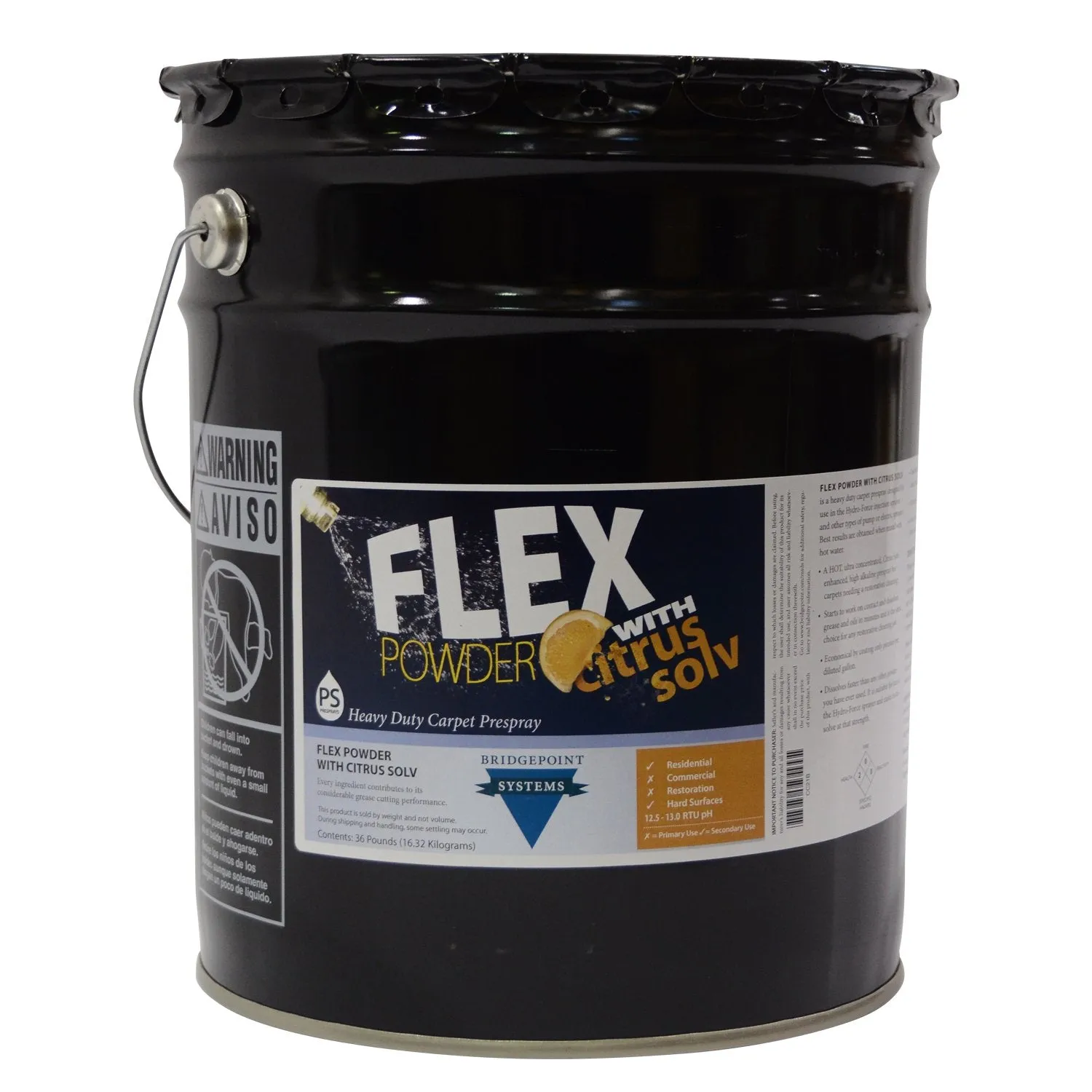 Bridgepoint Systems Carpet Cleaning Prespray Flex Powder W/Citrus Solv