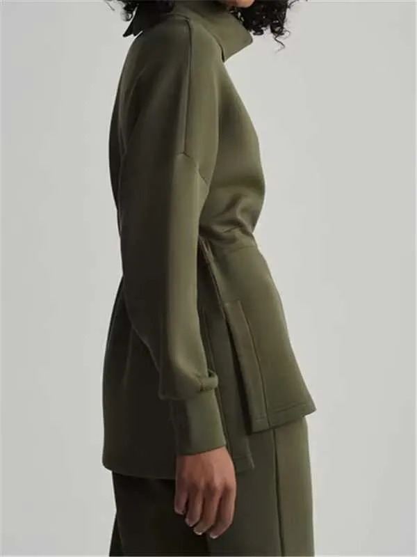 Cozy and Chic Autumn-Inspired Two-Piece Set with Drawstring Detail for Relaxed Comfort and Effortless Style