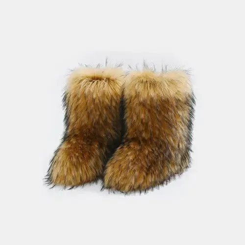 Dear Monkey Fuzzy Boots