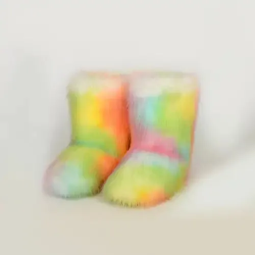 Dear Monkey Fuzzy Boots