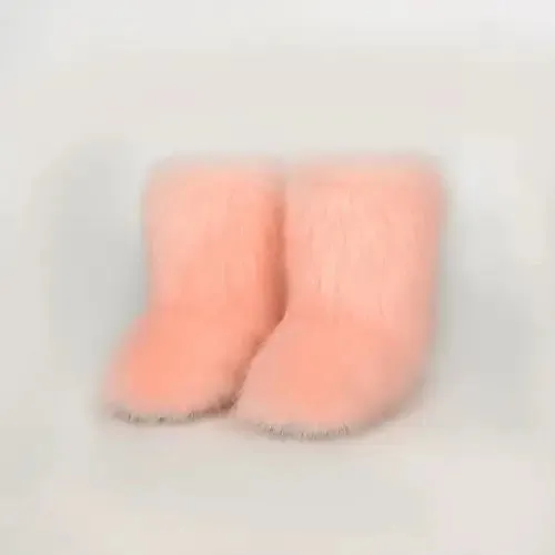Dear Monkey Fuzzy Boots