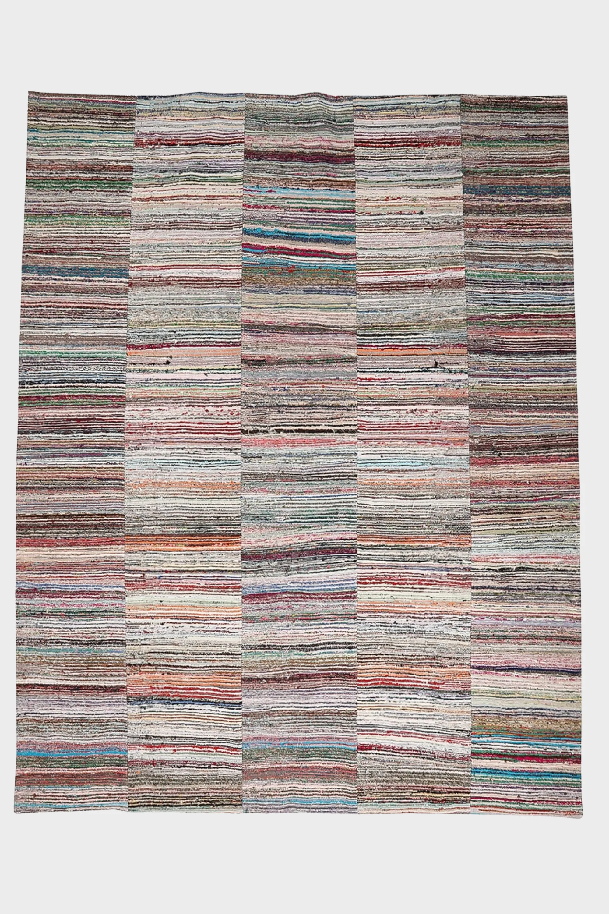 District Loom x Urban Outfitters Large Turkish Kilim Patchwork Area Rug No. 038 | 9'2 x 11'11