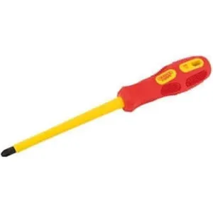 Draper Vde Approved Fully Insulated Pz Type Screwdriver, No.3 X 150Mm (Display Packed) Dr-75389