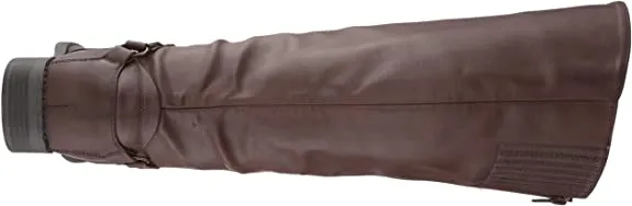 Easy Street Women's Quinn Plus Harness Boot, Brown Burnish, 6 M US
