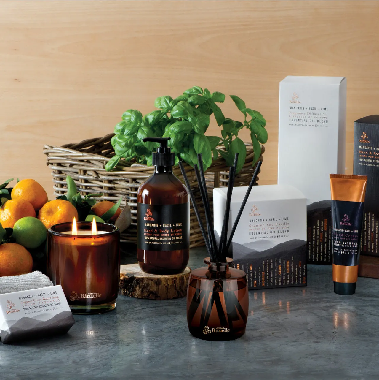 Equilibrium Mandarin, Basil & Lime Hand & Body Lotion