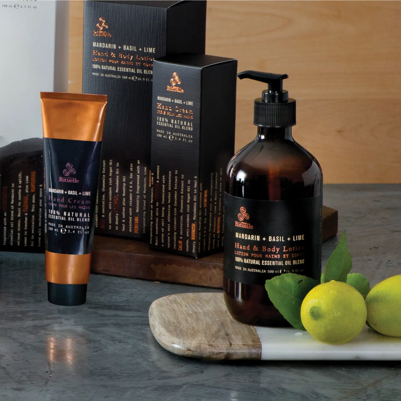 Equilibrium Mandarin, Basil & Lime Hand & Body Lotion
