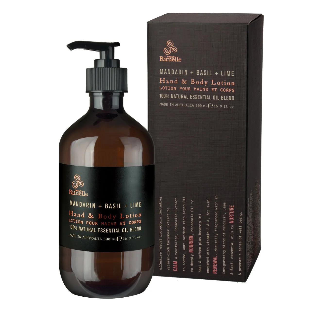 Equilibrium Mandarin, Basil & Lime Hand & Body Lotion