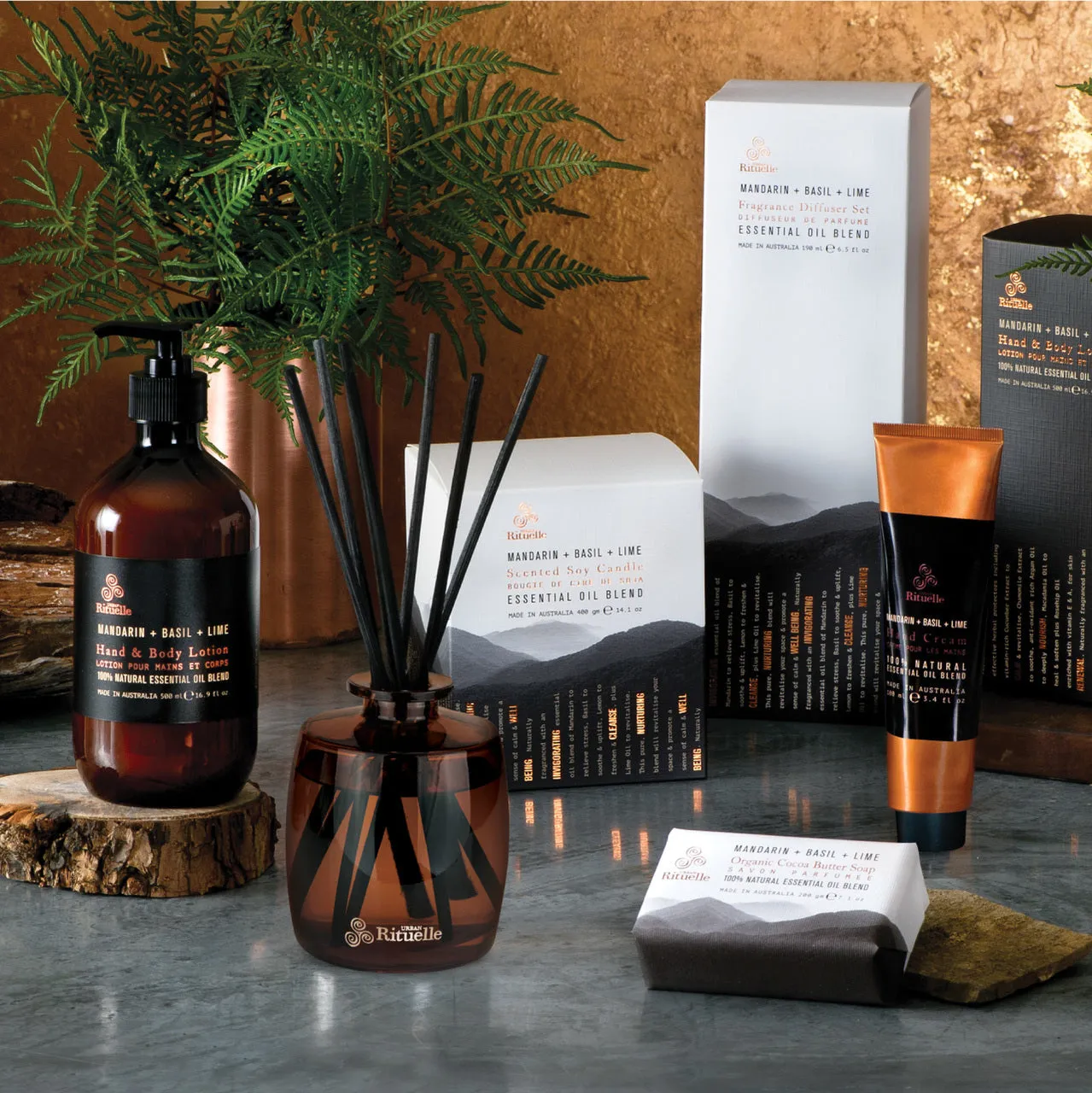 Equilibrium Mandarin, Basil & Lime Hand & Body Lotion