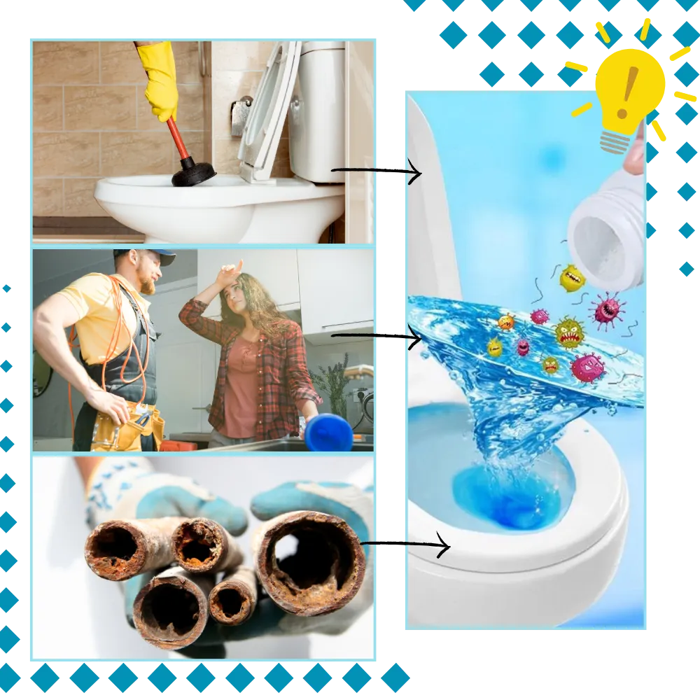 Fast-Acting Drain Blockage Cleaner