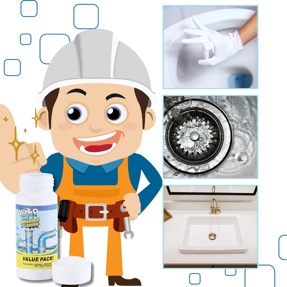 Fast-Acting Drain Blockage Cleaner