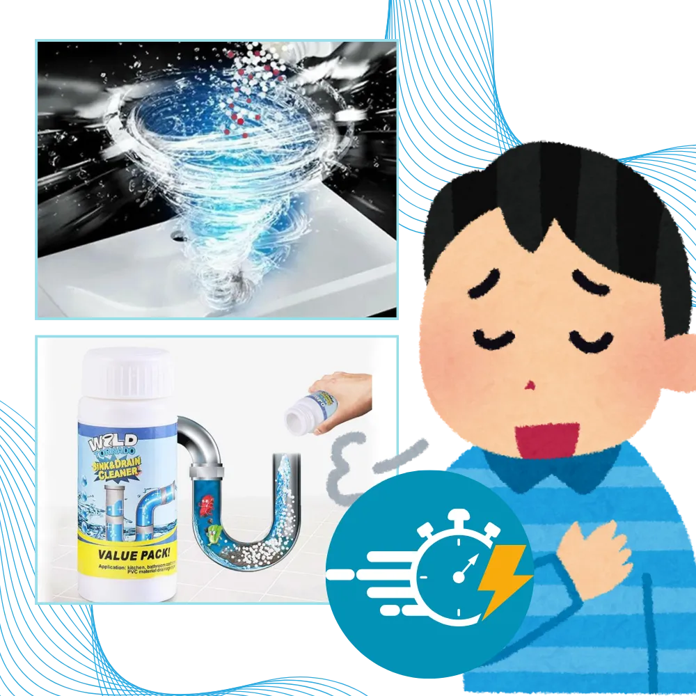 Fast-Acting Drain Blockage Cleaner