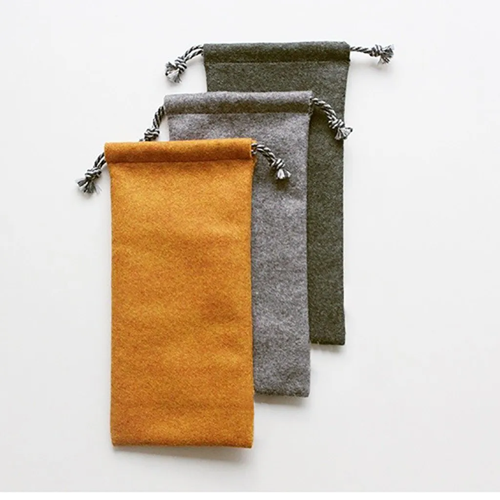Felt Drawstring Long Pouch(FB-20)