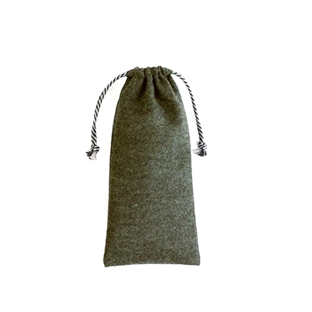 Felt Drawstring Long Pouch(FB-20)