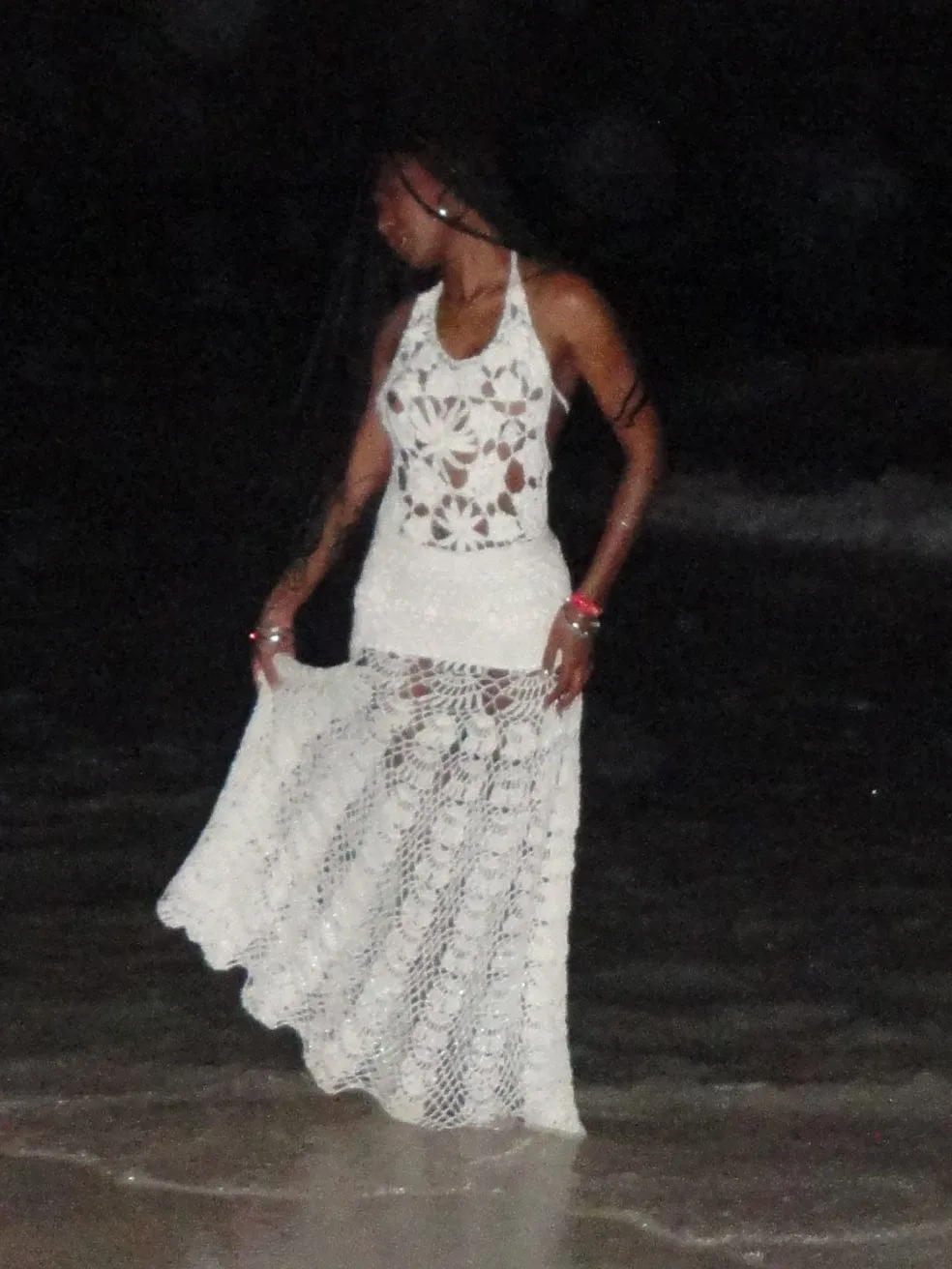 Fernanda Crocheted Cotton Maxi Dress