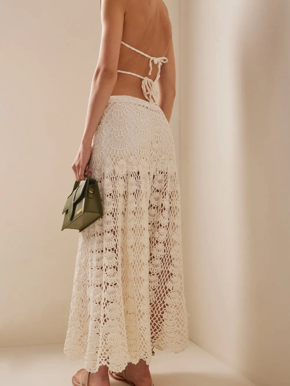 Fernanda Crocheted Cotton Maxi Dress