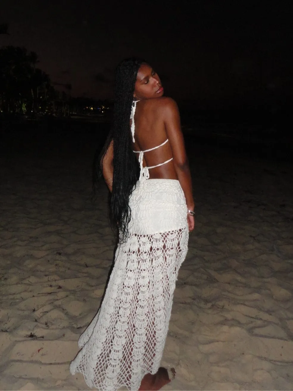 Fernanda Crocheted Cotton Maxi Dress