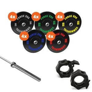 Force USA 320kg Bumper Plate Package 2