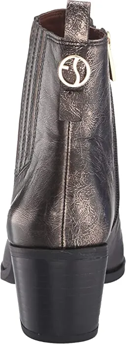 Franco Sarto Women's Shay Ankle Boot, Gold, 9.5