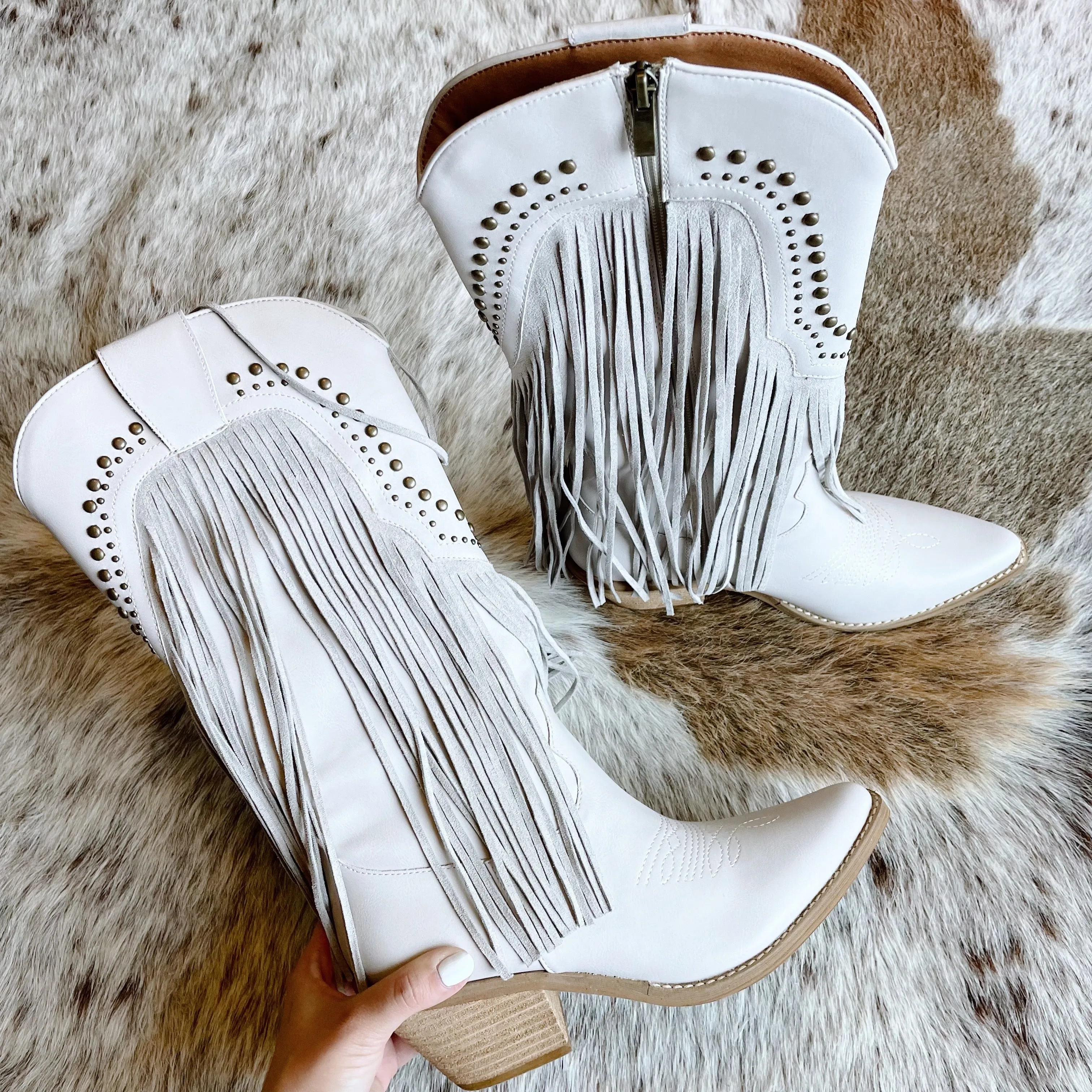 Fringe Cowboy Boots