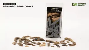 Gamer's Grass Basing Bits - Sandbag Barricades