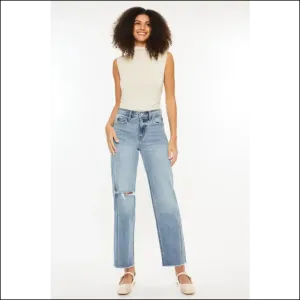 Get your '90s Groove on with Kancan Ultra High Rise Distressed Denim!