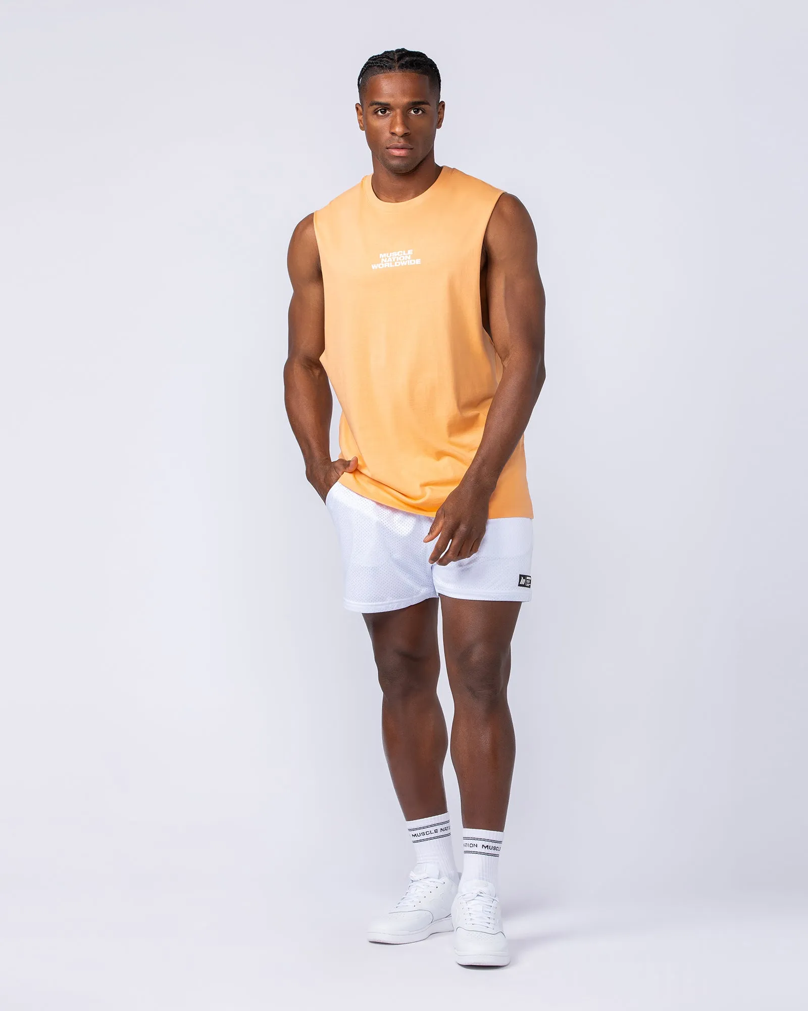 Global Training Tank - Peach