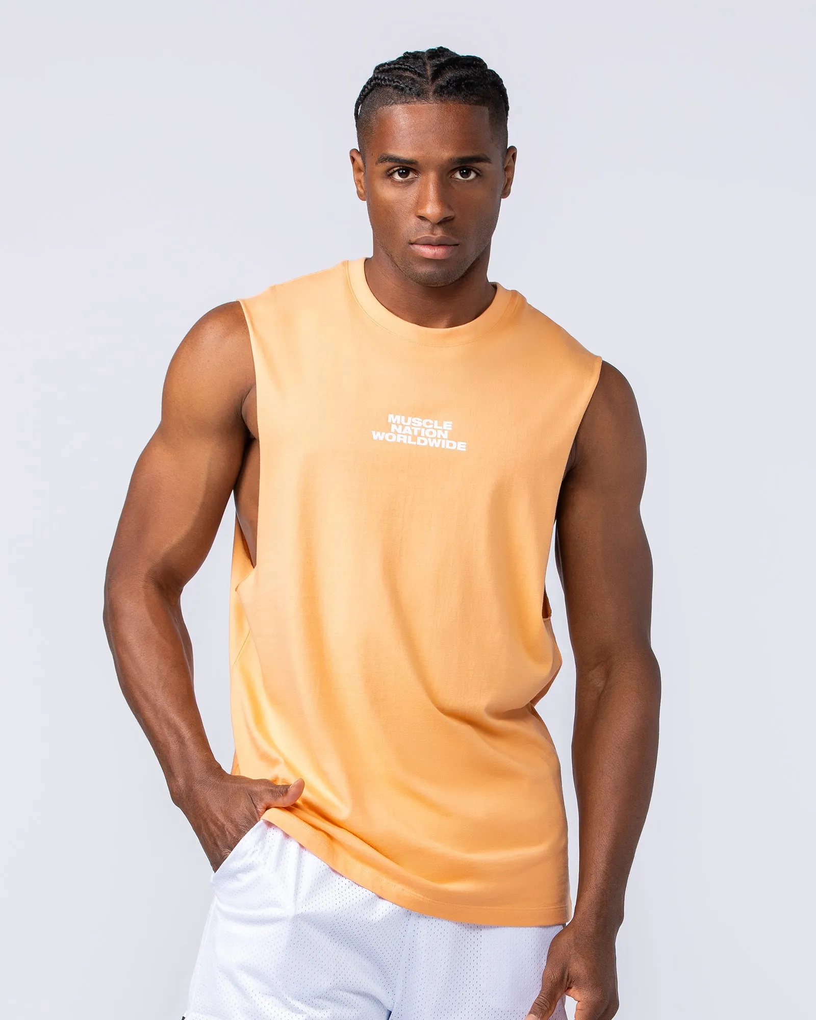 Global Training Tank - Peach