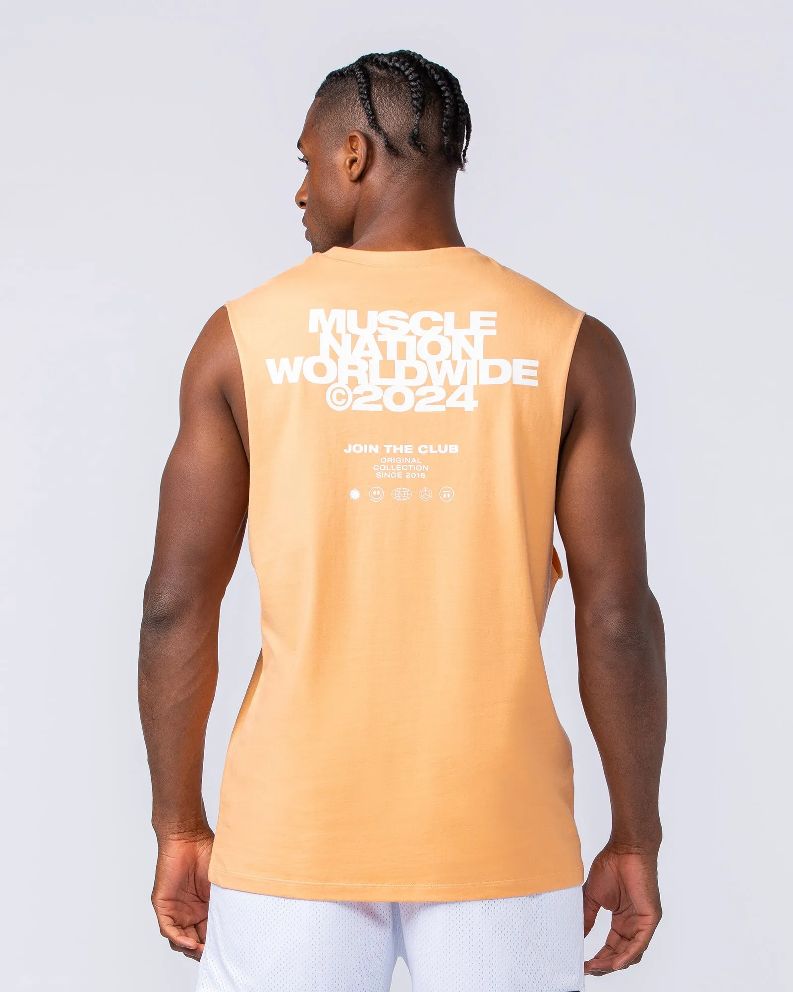Global Training Tank - Peach