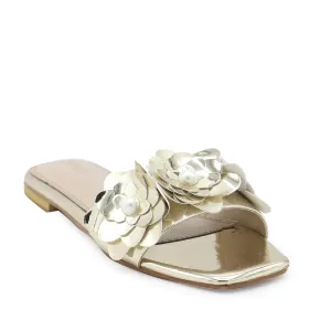 Golden Formal Slipper 035268