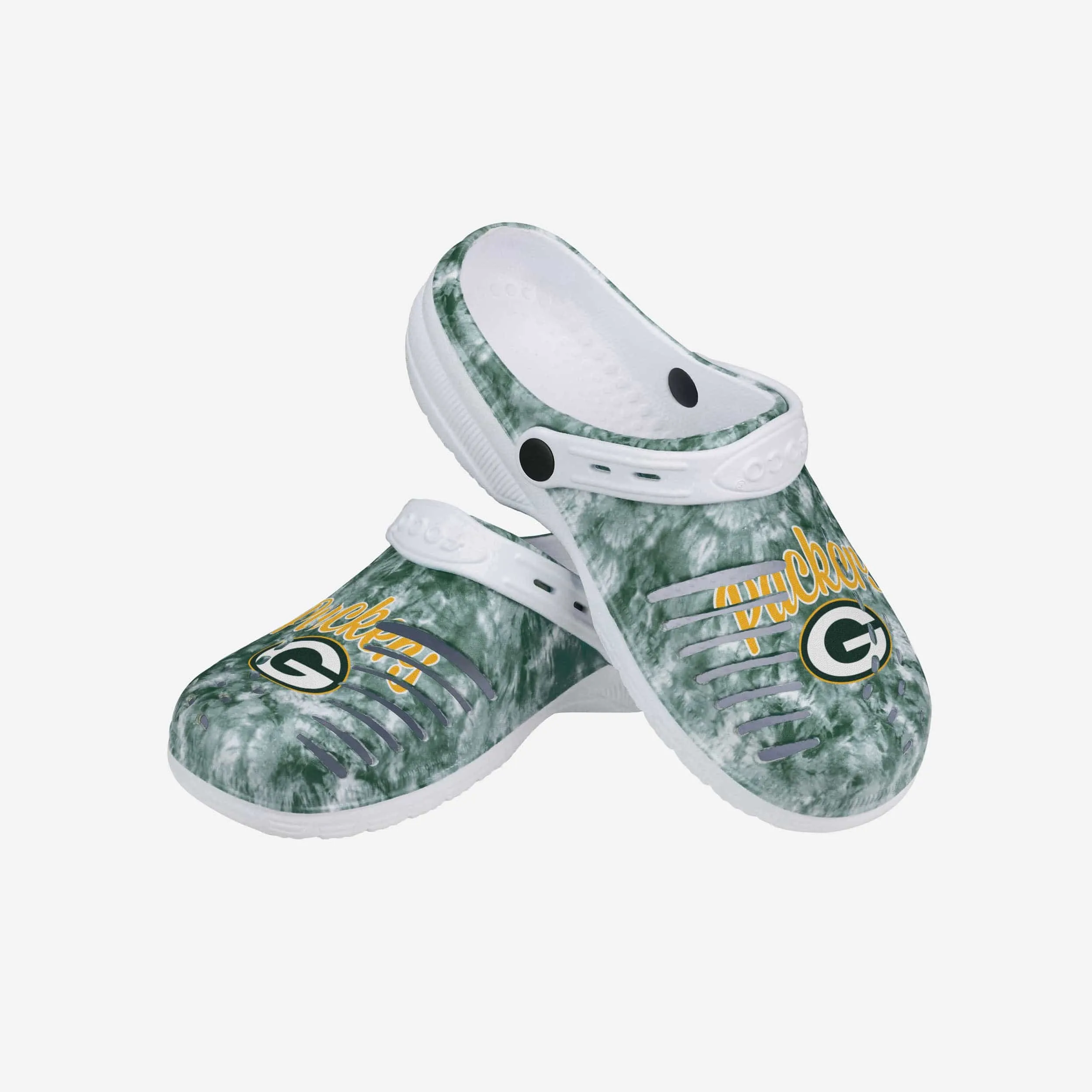 Green Bay Packers Womens Cloudie Clog With Strap