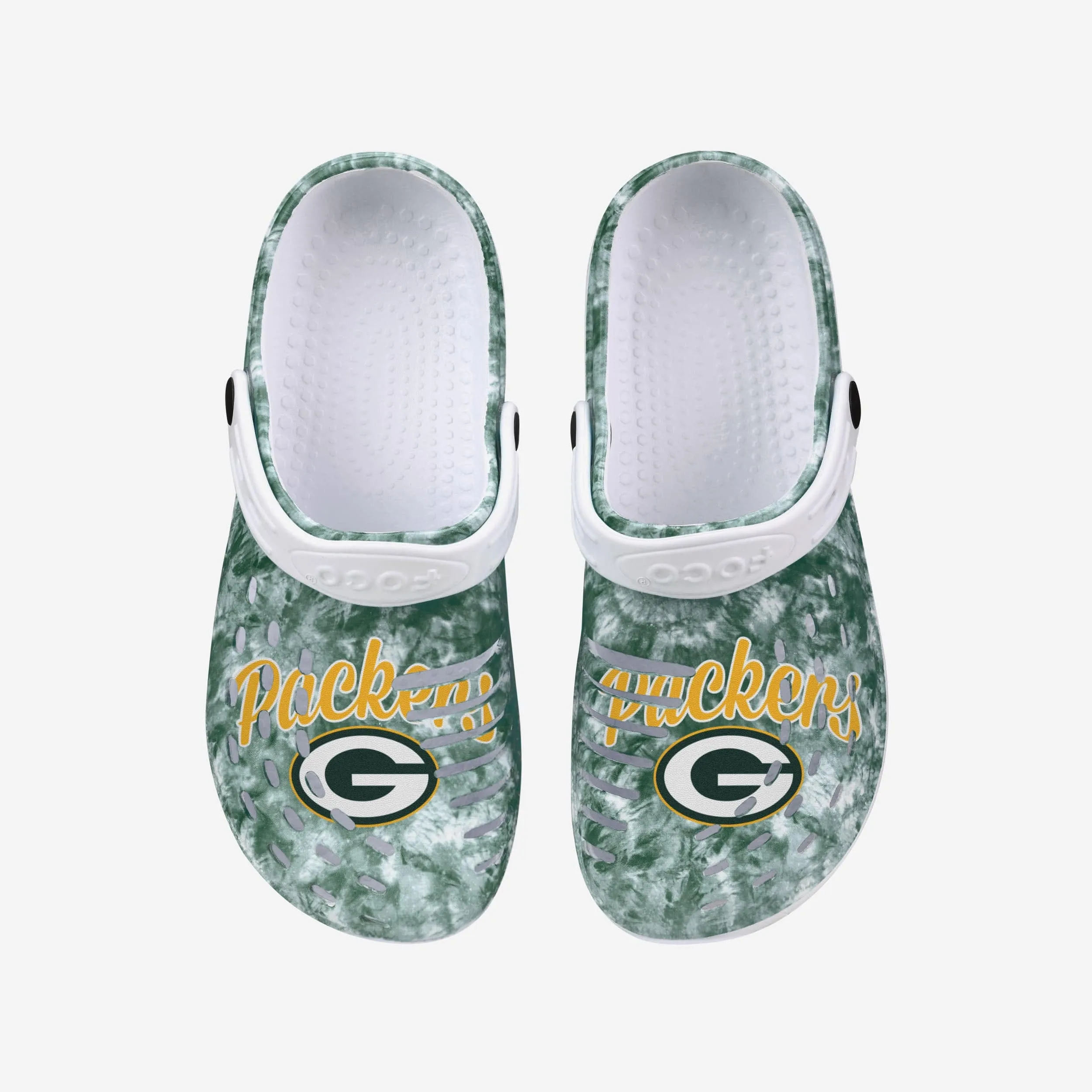 Green Bay Packers Womens Cloudie Clog With Strap