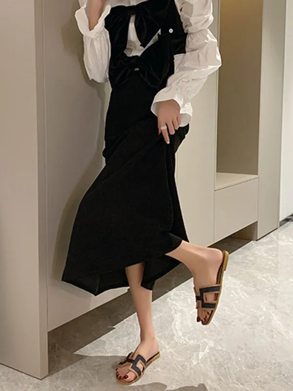 Hollow Open Toe Split-Joint Slippers Sandals