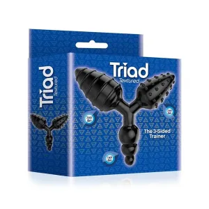 Icon Brands - The 9's, Triad 3 Way Butt Plug, Textured