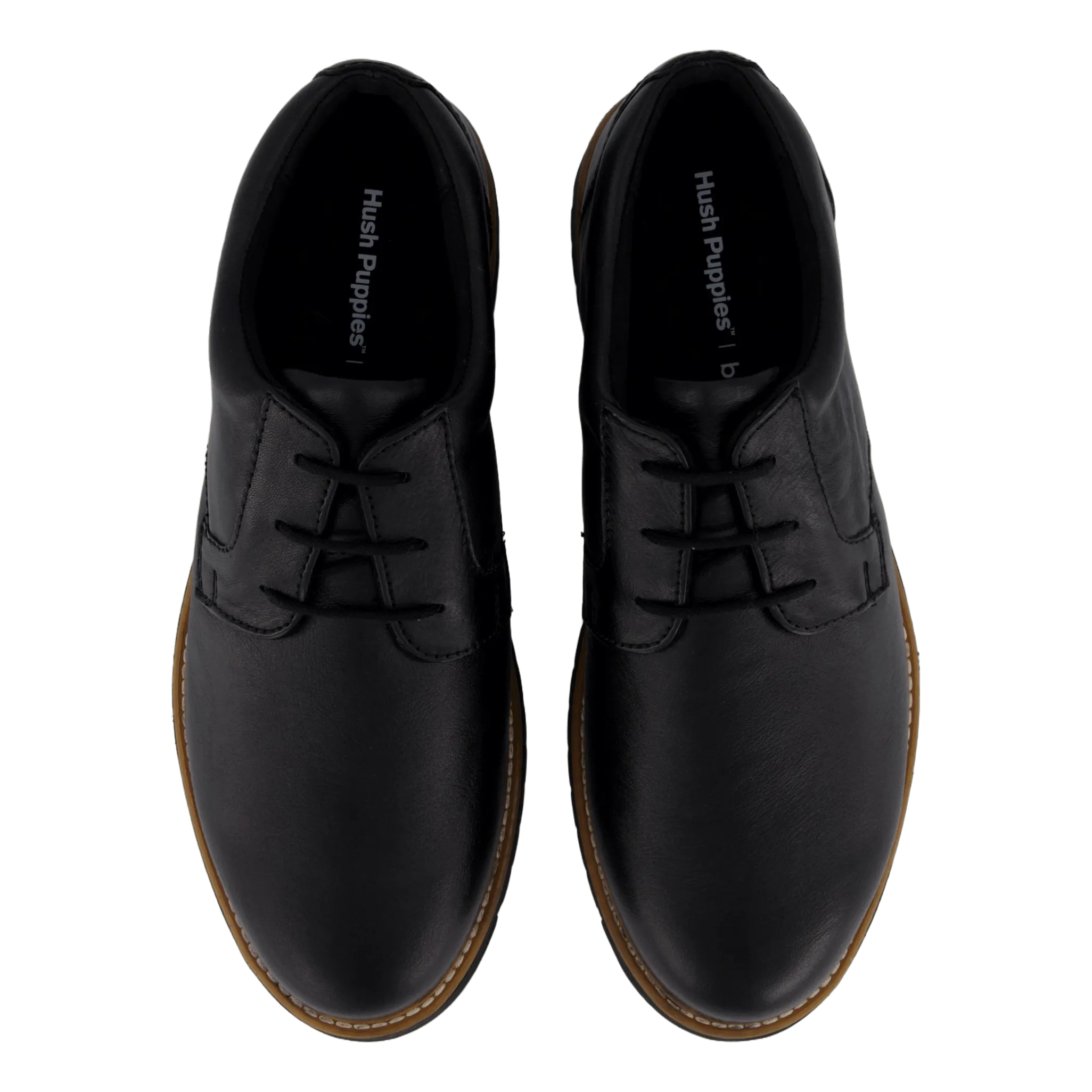 Jenson Oxford Bold Black Leather
