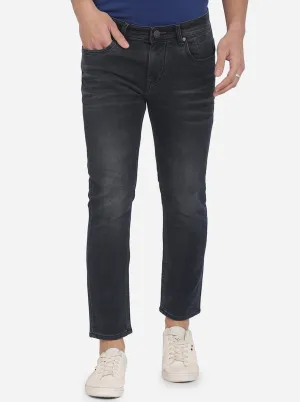 Jet Black Washed Slim Fit Jeans | JadeBlue