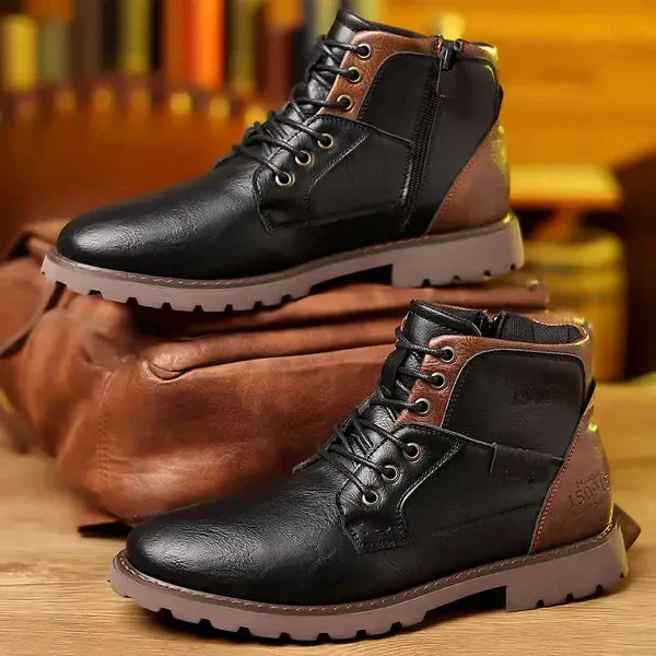 Jethro™ | Durable Rough Leather Boots for Adventurers