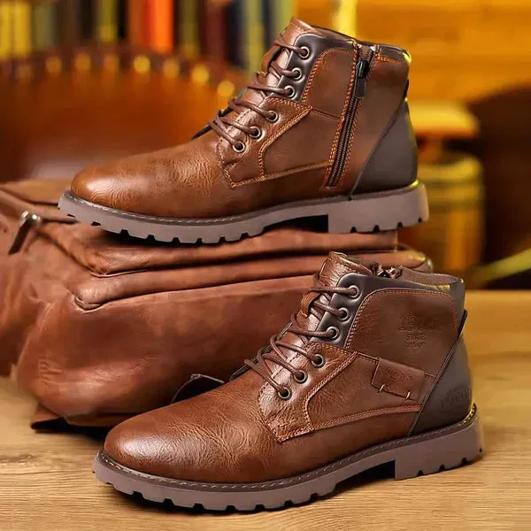 Jethro™ | Durable Rough Leather Boots for Adventurers