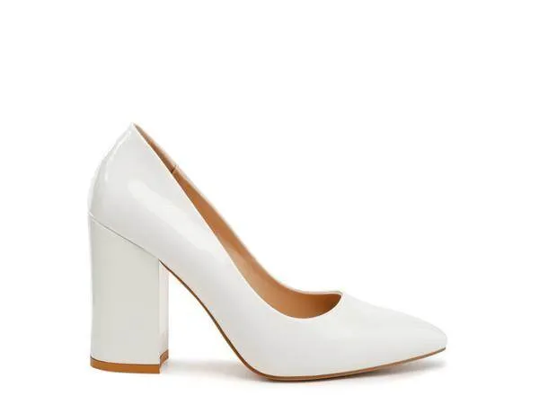 Kamira Block Heeled Formal Pumps