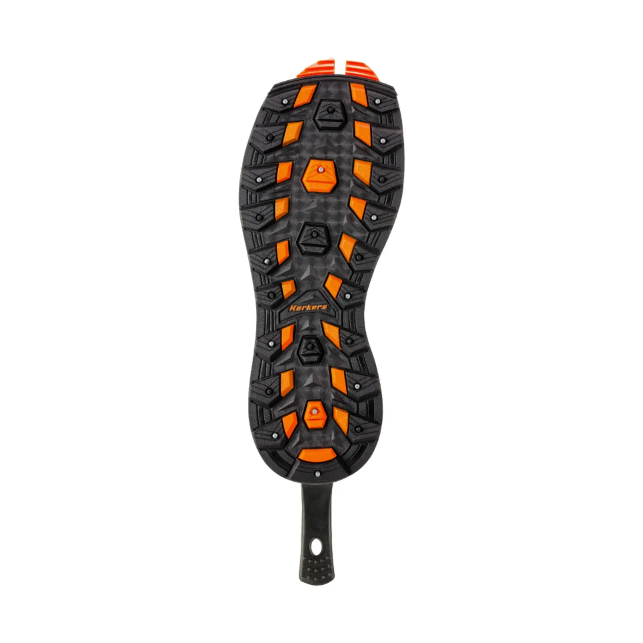 Korkers Studded All Terrain Sole - Black/Orange