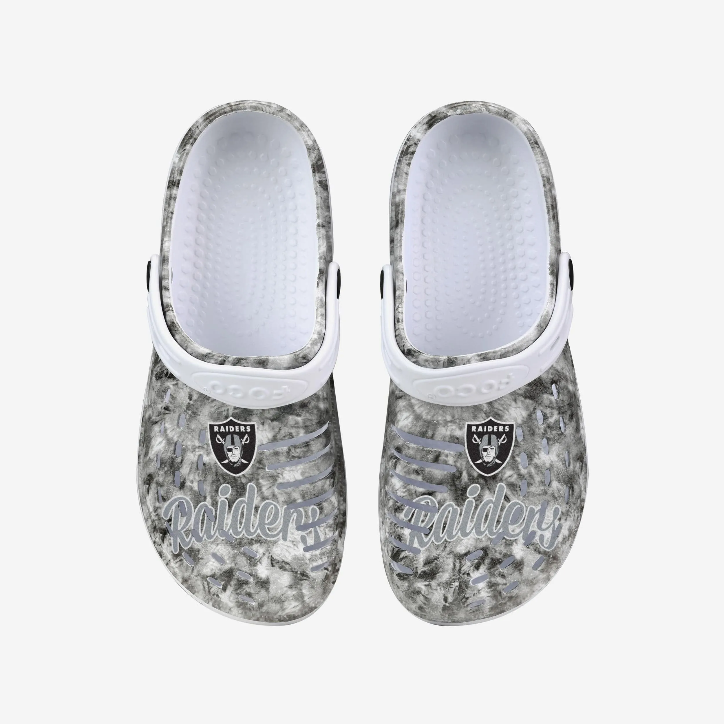 Las Vegas Raiders Womens Cloudie Clog With Strap