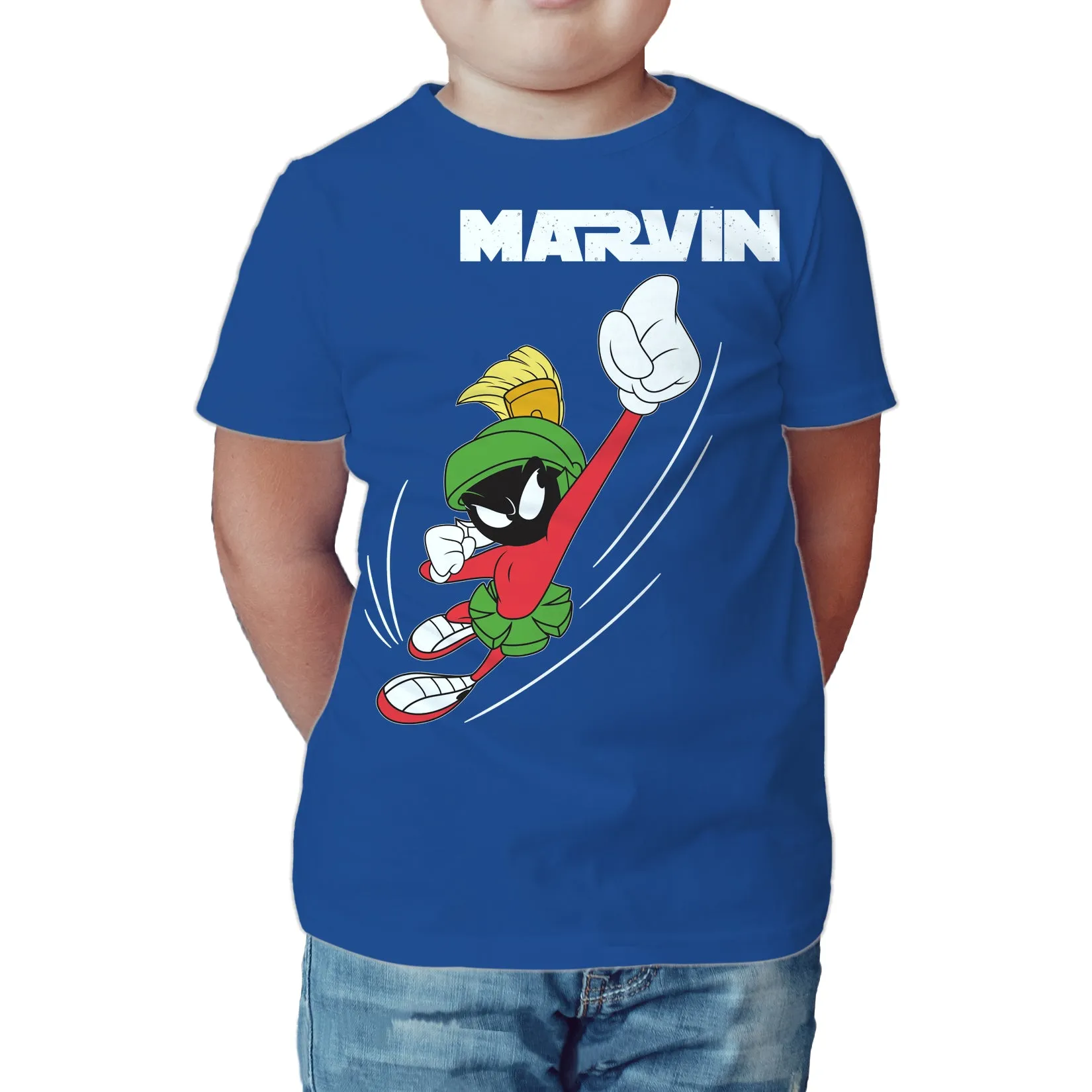 Looney Tunes Marvin Flying Martian Official Kid's T-shirt