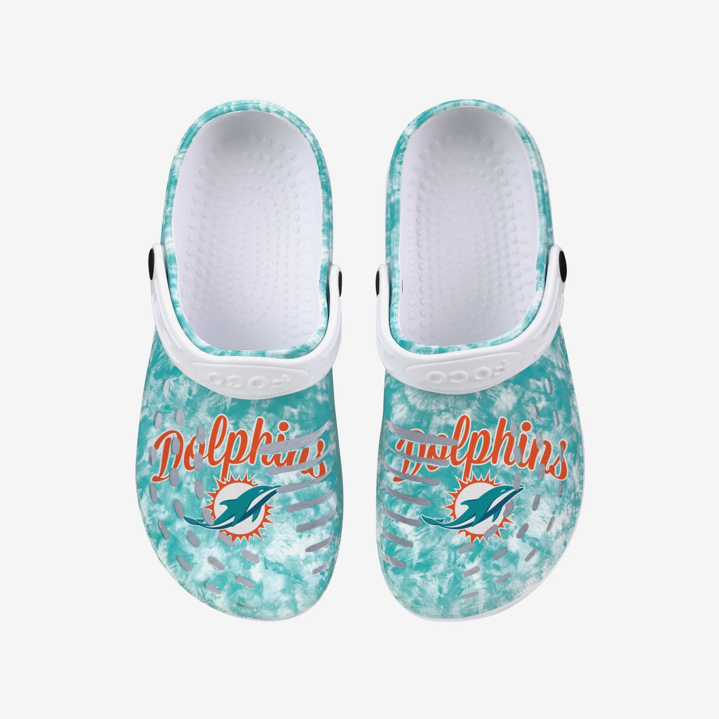 Miami Dolphins Womens Cloudie Clog With Strap